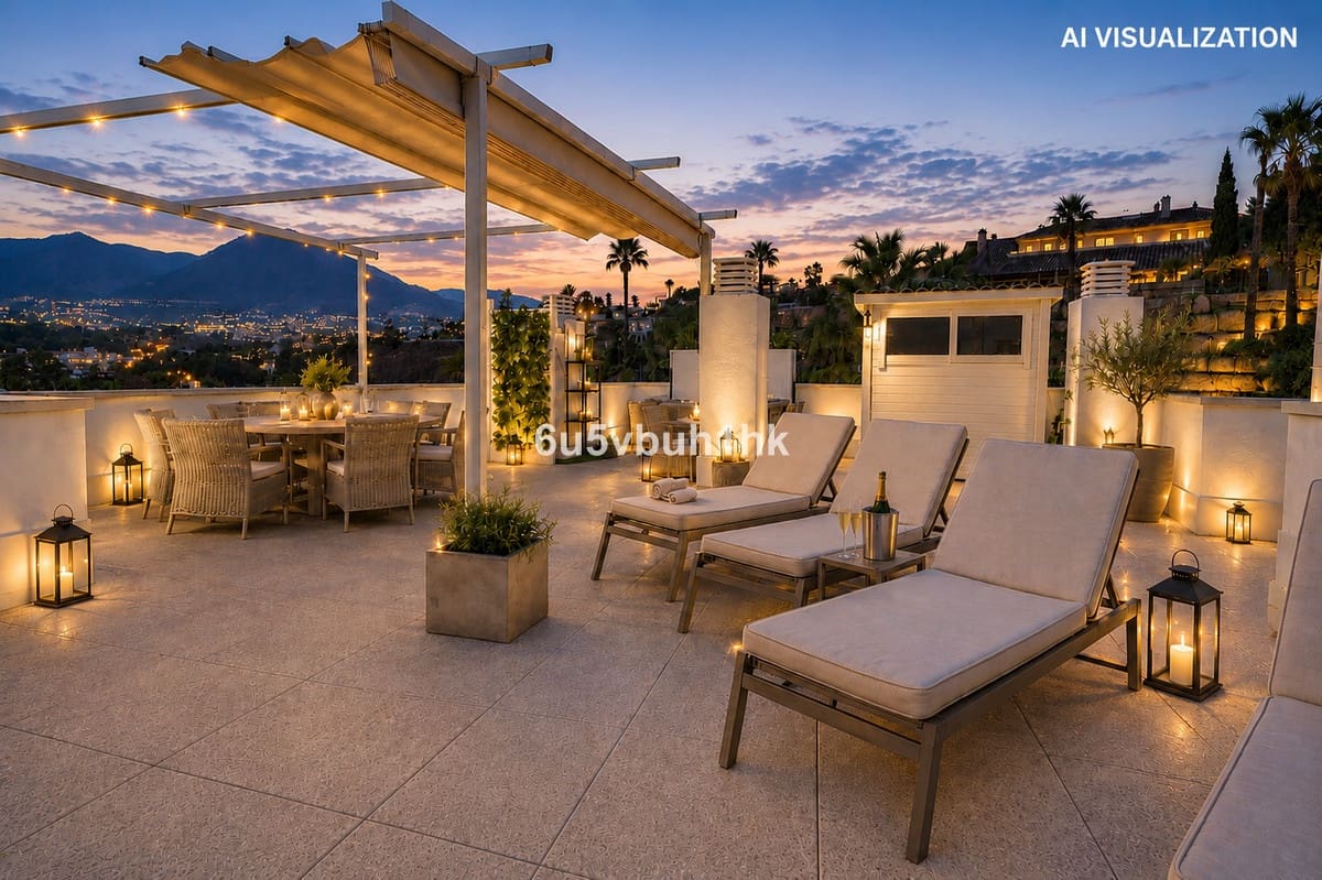 3 sypialnia Penthouse na sprzedaż w Torrequebrada z basenem - 695 000 € (Ref: 10084981)