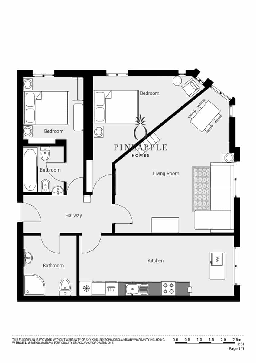 2 bedroom Apartment for sale in Malaga city with garage - € 375,000 (Ref: 10084996)