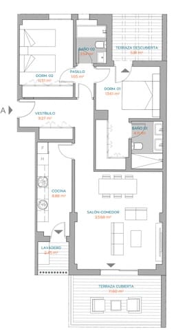 Apartamento de 2 habitaciones en Colinas del Limonar, Málaga ciudad en venta con piscina garaje - 474.500 € (Ref: 8677034)