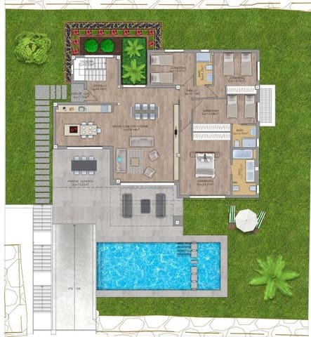 4 soverom Villa til salgs i Colinas del Limonar, Málaga by med svømmebasseng garasje - € 1 750 000 (Ref: 8702977)