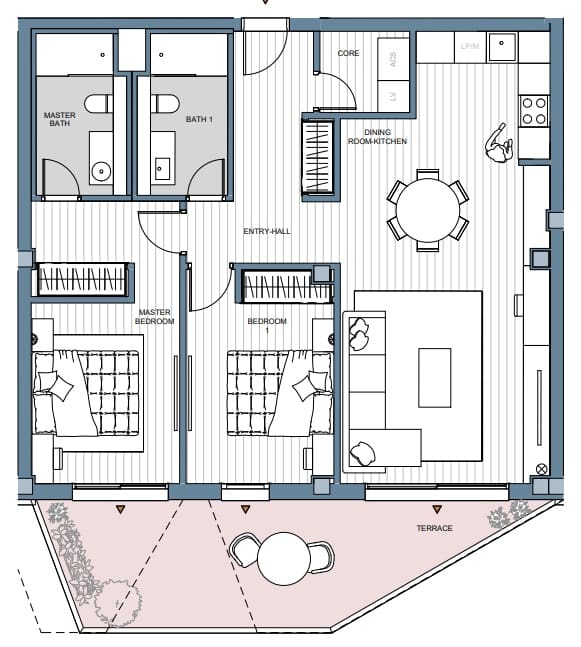 2 soveværelse Lejlighed til salg i Mijas med swimmingpool garage - € 445.000 (Ref: 8894081)