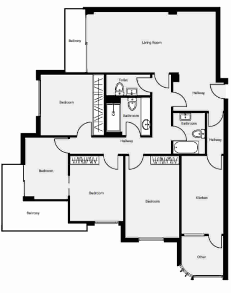 4 soveværelse Lejlighed til salg i Malaga by med garage - € 1.100.000 (Ref: 9029165)