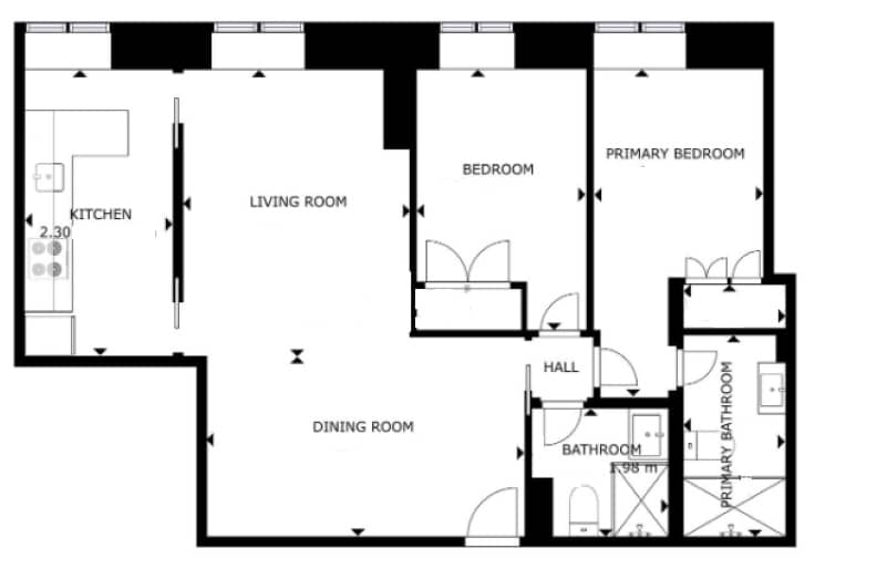 2 soveværelse Lejlighed til salg i Malaga by med garage - € 790.000 (Ref: 9125846)