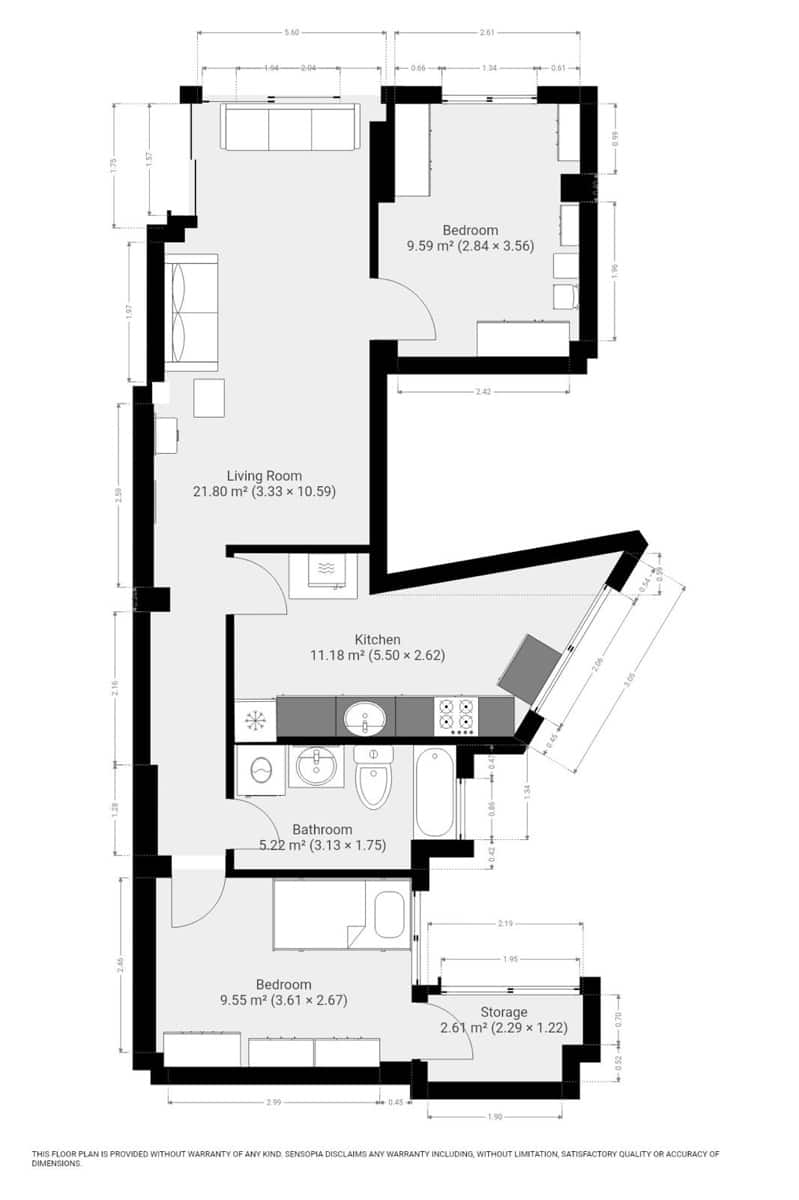 2 soverom Leilighet til salgs i Malaga by - € 229 000 (Ref: 9449638)