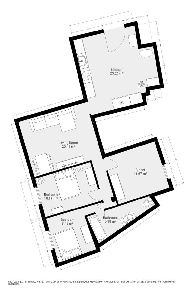3 makuuhuone Huoneisto myytävänä paikassa Malaga kaupunki - 275 000 € (Ref: 9569330)