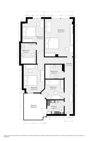 4 makuuhuone Huoneisto myytävänä paikassa Capuchinos, Málaga kaupunki mukana 
autotalli - 470 000 € (Ref: 9716557)