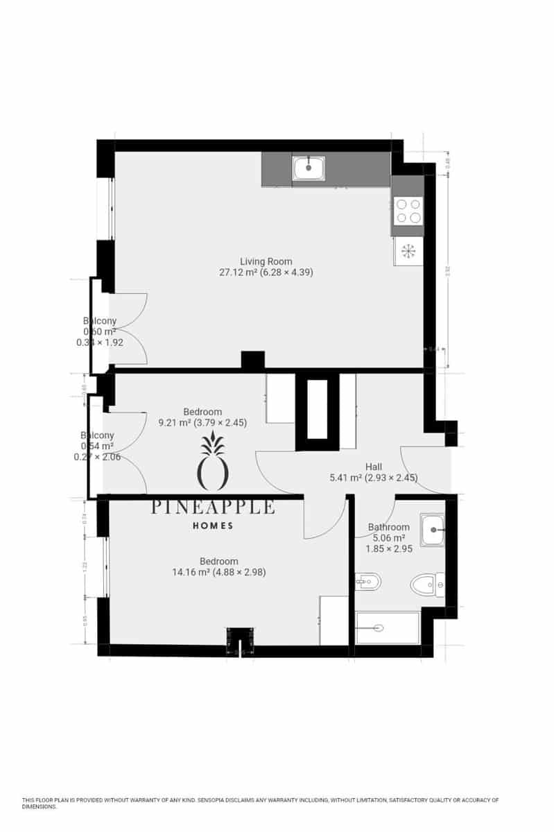 2 sypialnia Penthouse na sprzedaż w Miasto Malaga z garażem - 499 990 € (Ref: 9761011)