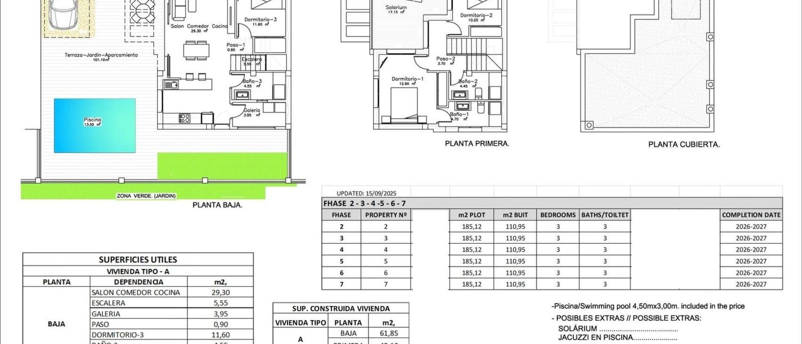 3 bedroom Villa for sale in Los Montesinos with pool - € 369,000 (Ref: 9432361)