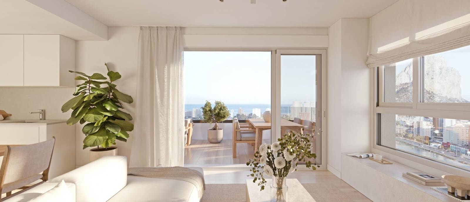 2 soverom Leilighet til salgs i Calpe / Calp med svømmebasseng - € 395 000 (Ref: 9432363)