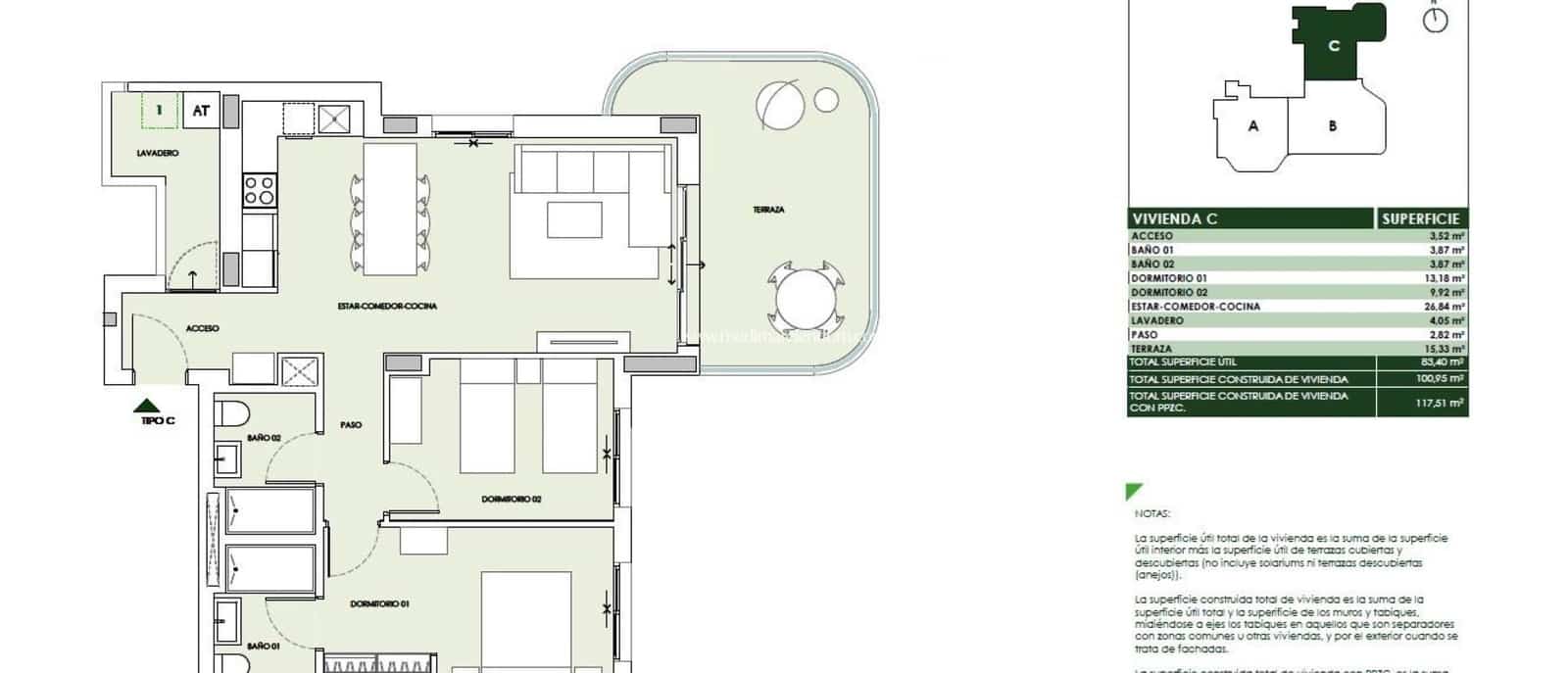 2 soveværelse Lejlighed til salg i Calpe / Calp med swimmingpool - € 375.000 (Ref: 9432363)