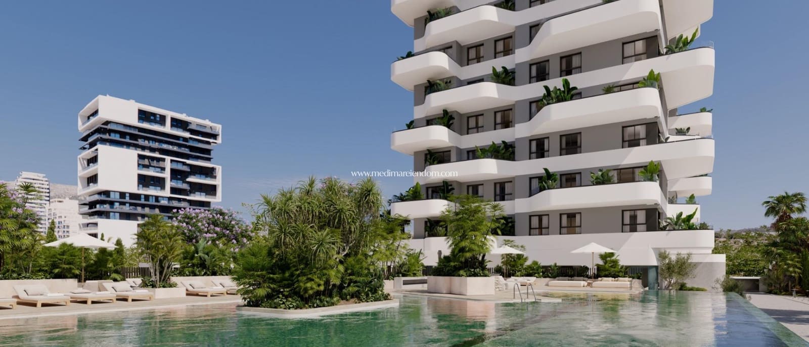 2 soveværelse Lejlighed til salg i Calpe / Calp med swimmingpool - € 375.000 (Ref: 9432363)