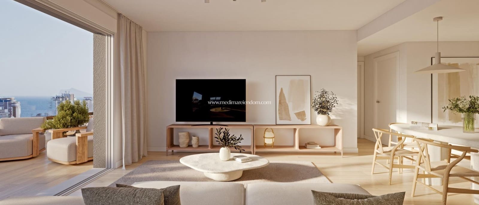 3 chambre Appartement à vendre à Calpe / Calp avec piscine - 440 000 € (Ref: 9432364)