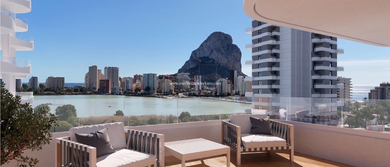 3 sypialnia Apartament na sprzedaż w Calpe / Calp z basenem - 440 000 € (Ref: 9432364)