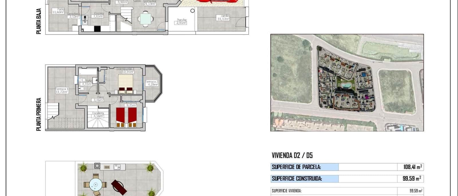 3 soveværelse Byhus til salg i Cox med swimmingpool - € 255.000 (Ref: 9432614)