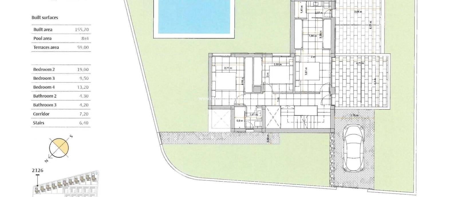 4 soveværelse Villa til salg i Algorfa med swimmingpool - € 659.000 (Ref: 9432620)