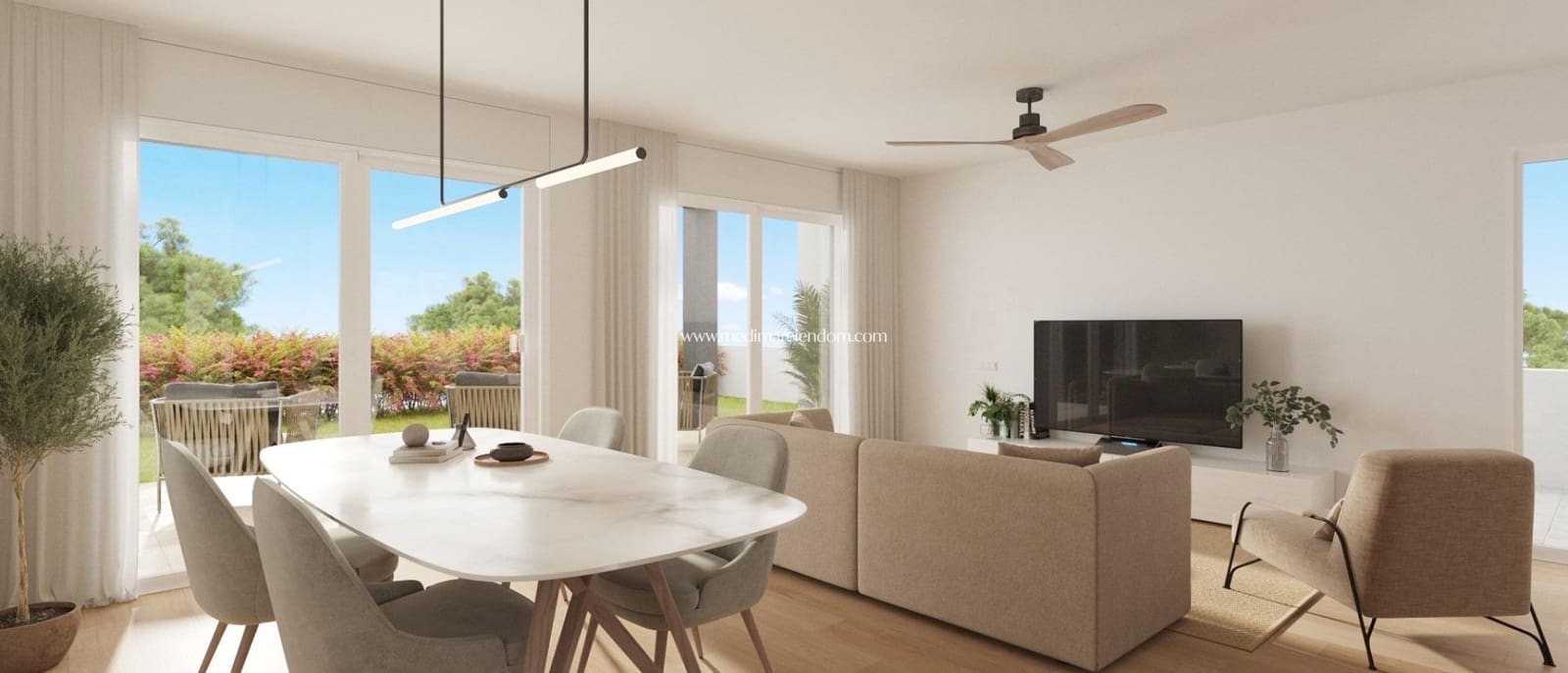 3 soveværelse Byhus til salg i Finestrat med swimmingpool - € 425.000 (Ref: 9432622)