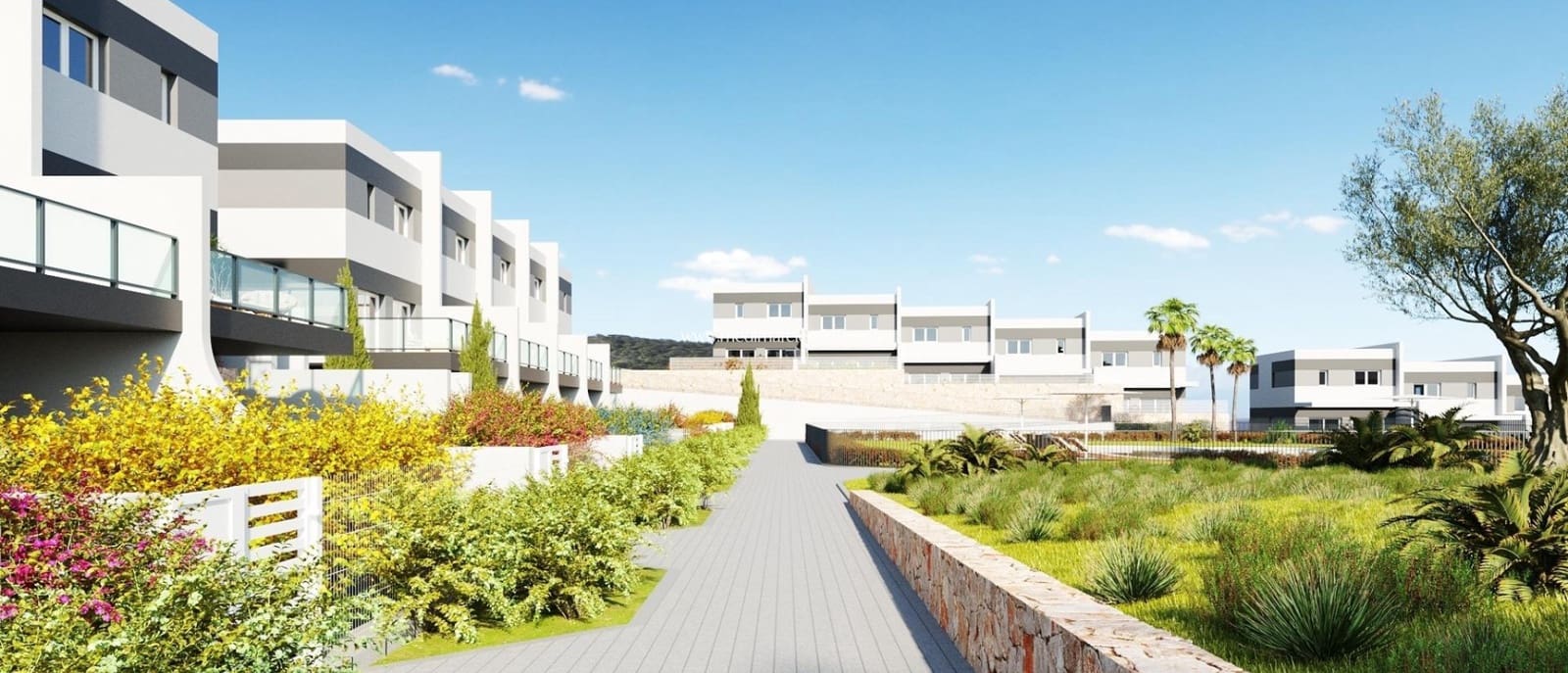 3 soveværelse Byhus til salg i Finestrat med swimmingpool - € 425.000 (Ref: 9432622)