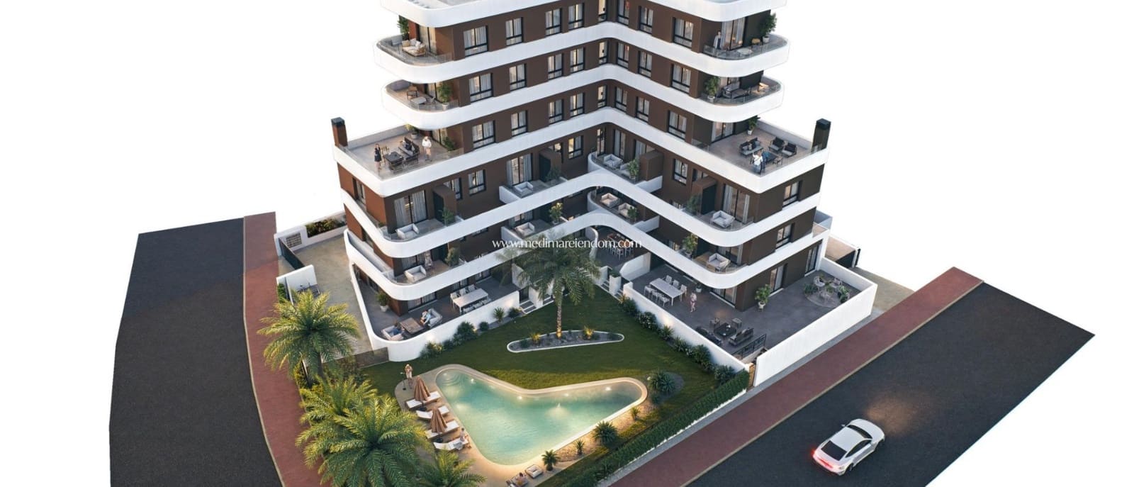 3 slaapkamer Penthouse te koop in Guardamar del Segura met zwembad - € 690.000 (Ref: 9435057)