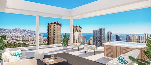 3 soveværelse Lejlighed til salg i Via Parque, Benidorm med swimmingpool garage - € 800.000 (Ref: 9435065)