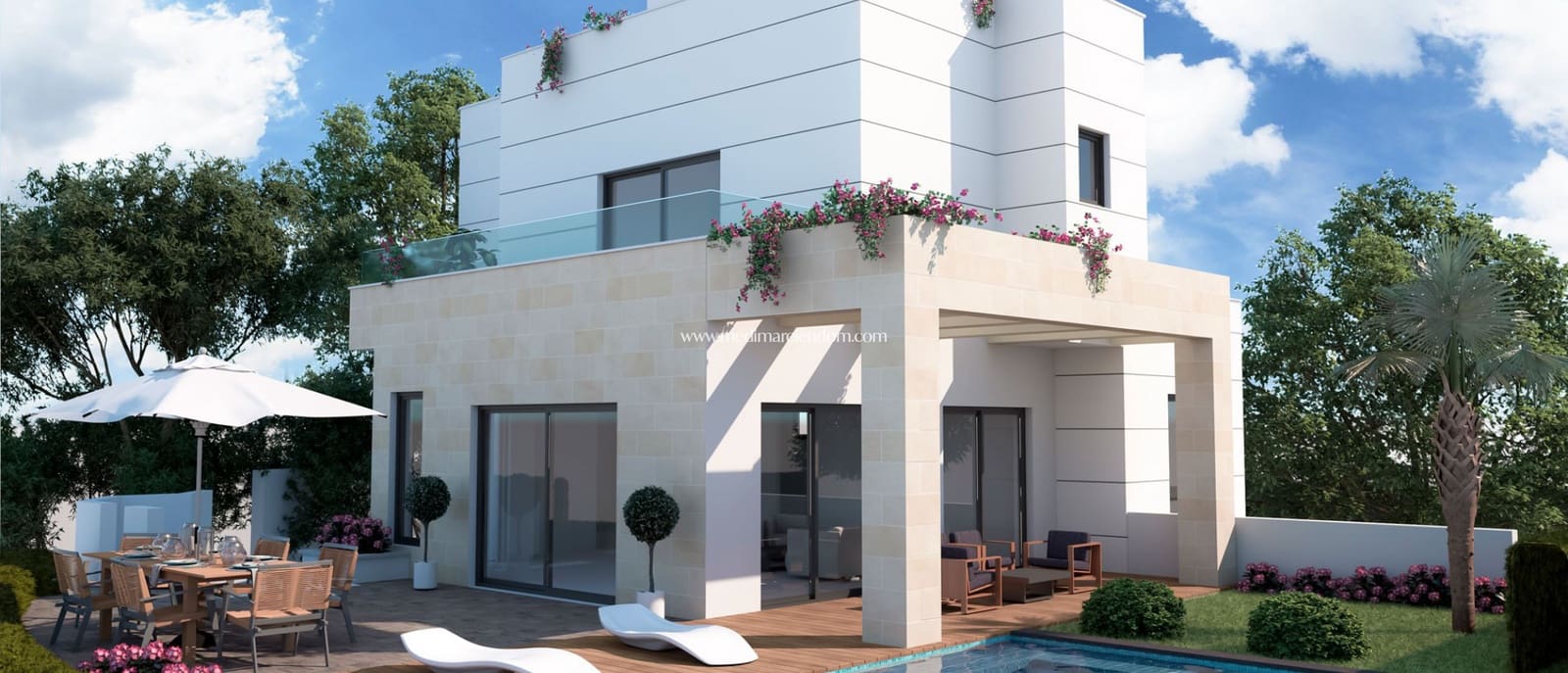 4 Zimmer Villa zu verkaufen in Ciudad Quesada mit Pool Garage - 985.000 € (Ref: 9435066)