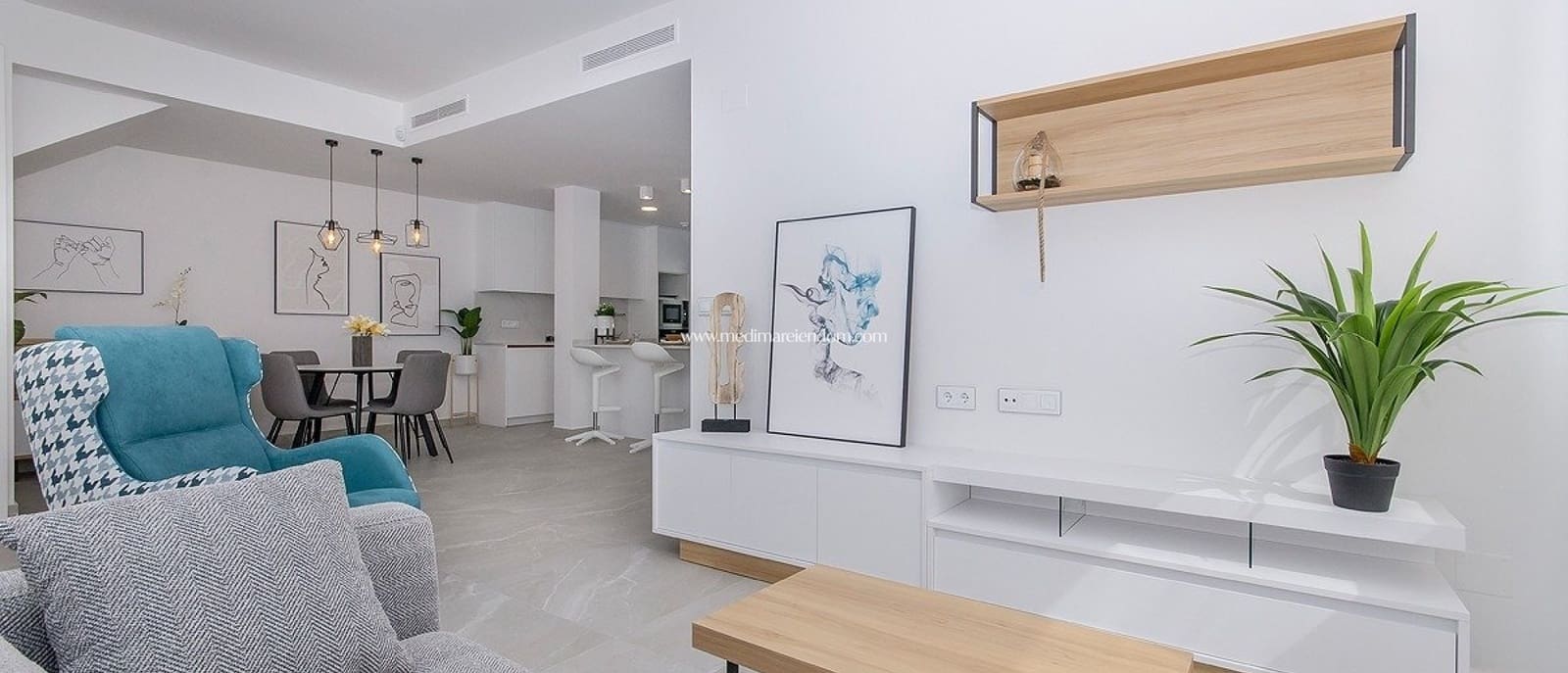 2 quarto Bungalow para venda em San Miguel de Salinas com piscina - 375 000 € (Ref: 9435069)