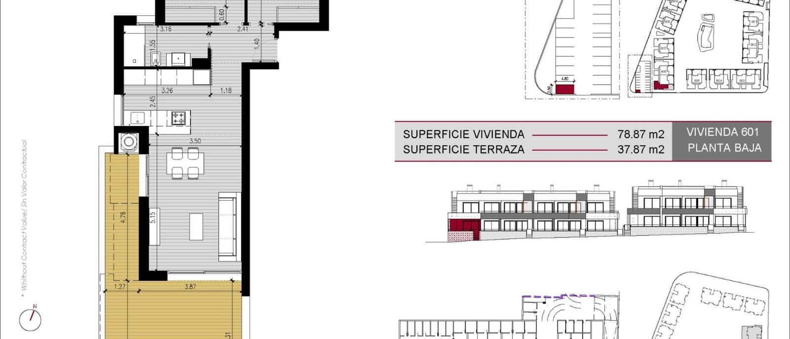 2 Zimmer Bungalow zu verkaufen in Ciudad Quesada mit Pool - 279.000 € (Ref: 9435072)