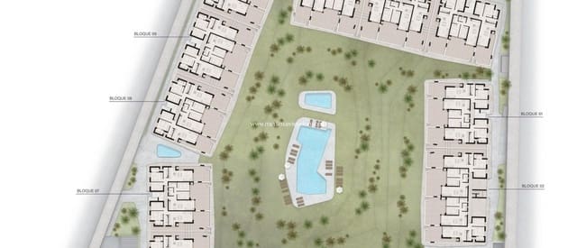 2 slaapkamer Bungalow te koop in Ciudad Quesada, Rojales met zwembad - € 279.000 (Ref: 9435072)