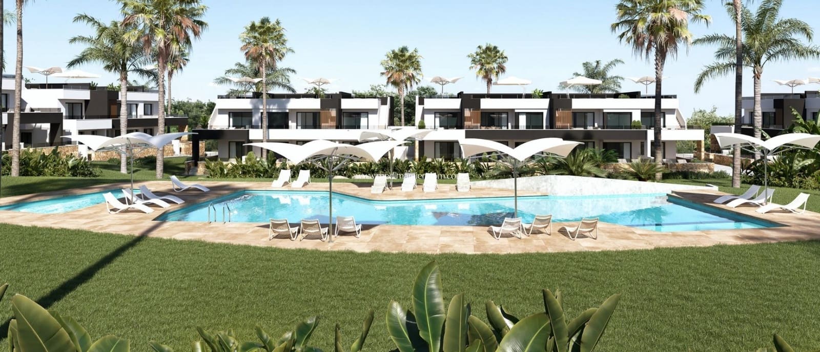 2 Zimmer Bungalow zu verkaufen in Ciudad Quesada mit Pool - 279.000 € (Ref: 9435072)