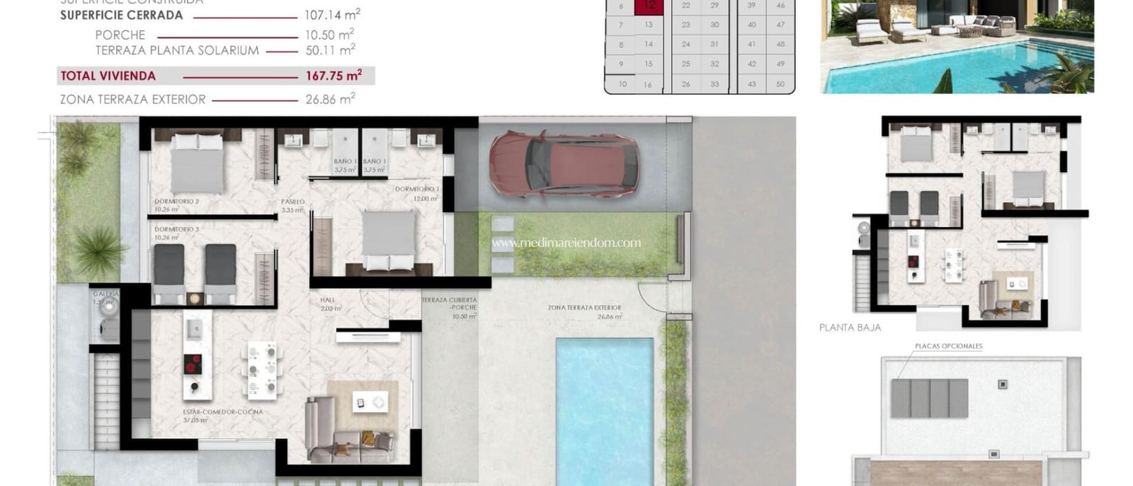 3 bedroom Villa for sale in Ciudad Quesada with pool garage - € 496,000 (Ref: 9435073)