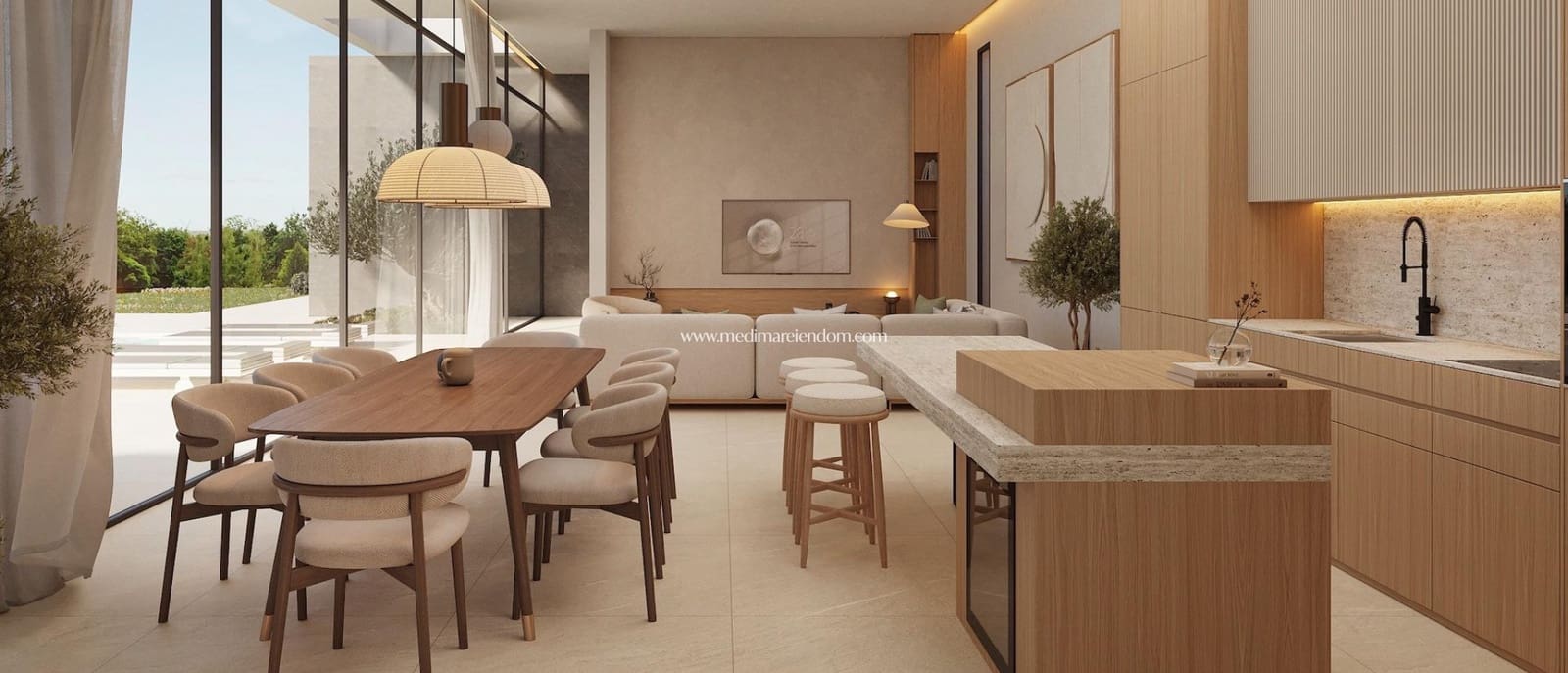 3 chambre Villa/Maison à vendre à Calpe / Calp avec piscine - 1 525 000 € (Ref: 9438741)