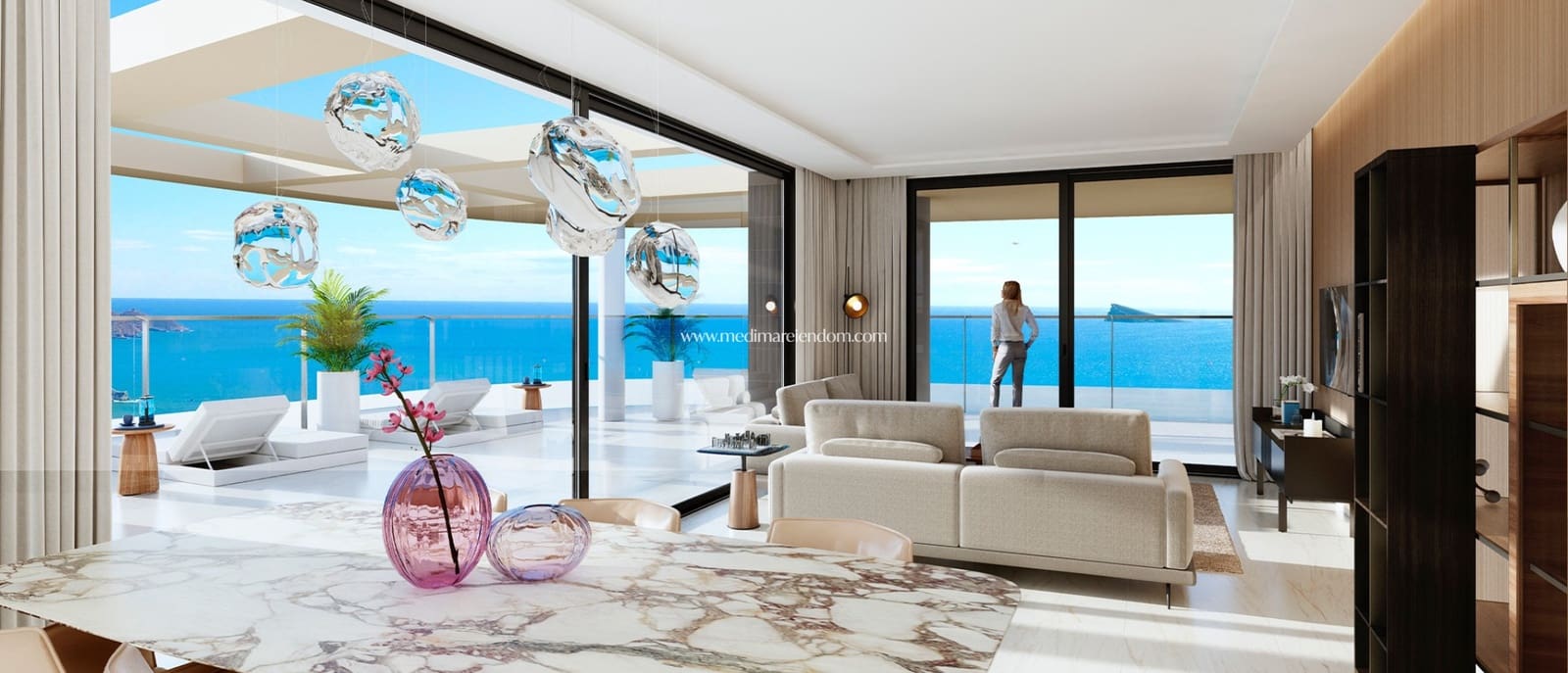 3 makuuhuone Huoneisto myytävänä paikassa Benidorm mukana uima-altaan 
autotalli - 1 983 000 € (Ref: 9438743)