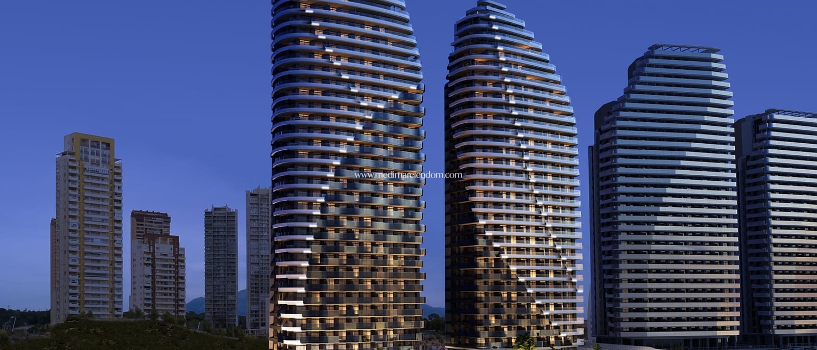 3 makuuhuone Huoneisto myytävänä paikassa Benidorm mukana uima-altaan 
autotalli - 1 983 000 € (Ref: 9438743)