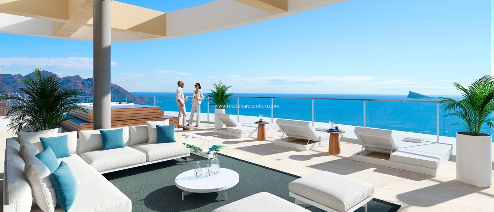 3 makuuhuone Huoneisto myytävänä paikassa Benidorm mukana uima-altaan 
autotalli - 1 983 000 € (Ref: 9438743)