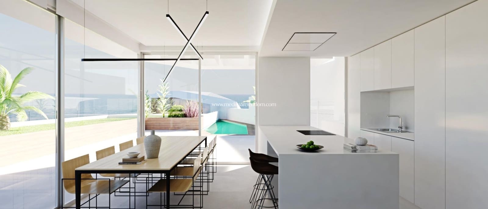 4 soveværelse Penthouse til salg i Calpe / Calp med swimmingpool - € 2.150.000 (Ref: 9438744)