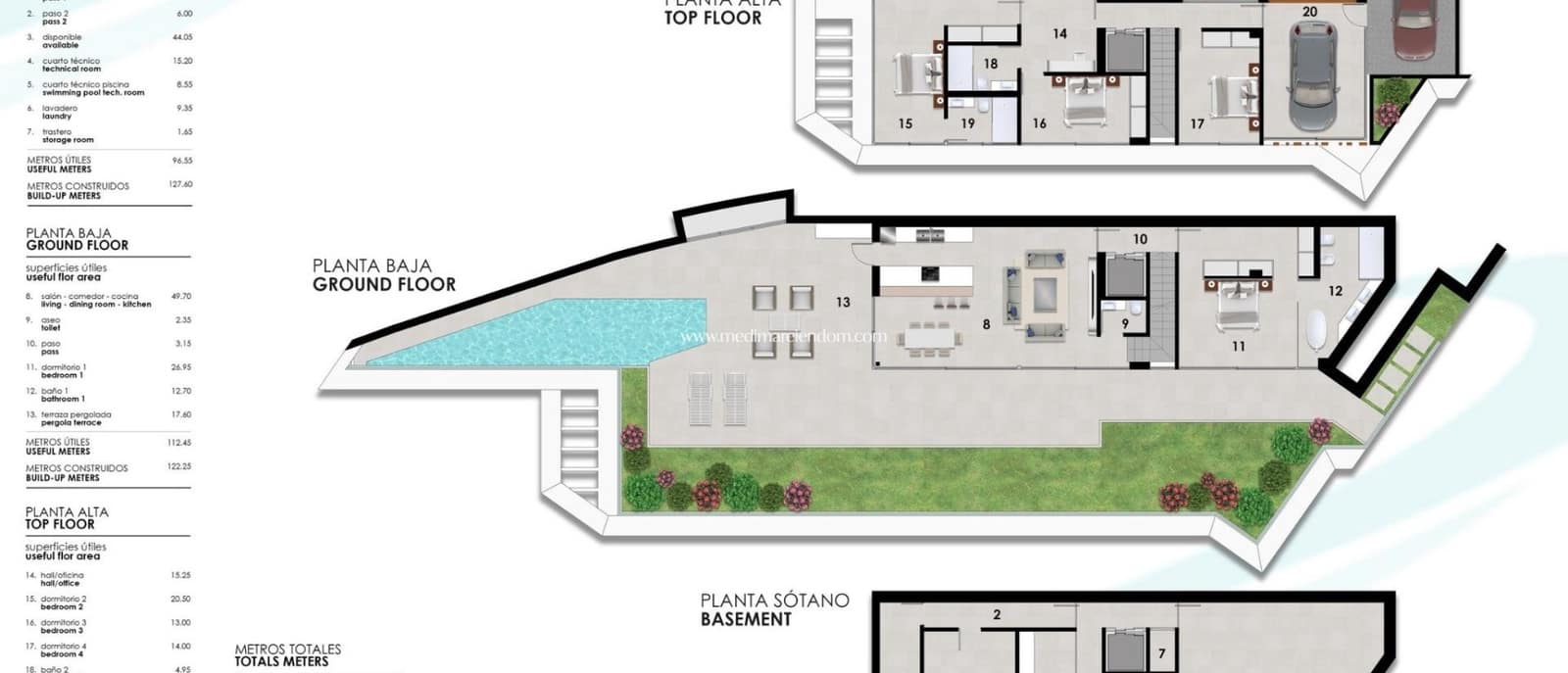 4 soveværelse Penthouse til salg i Calpe / Calp med swimmingpool - € 2.150.000 (Ref: 9438744)