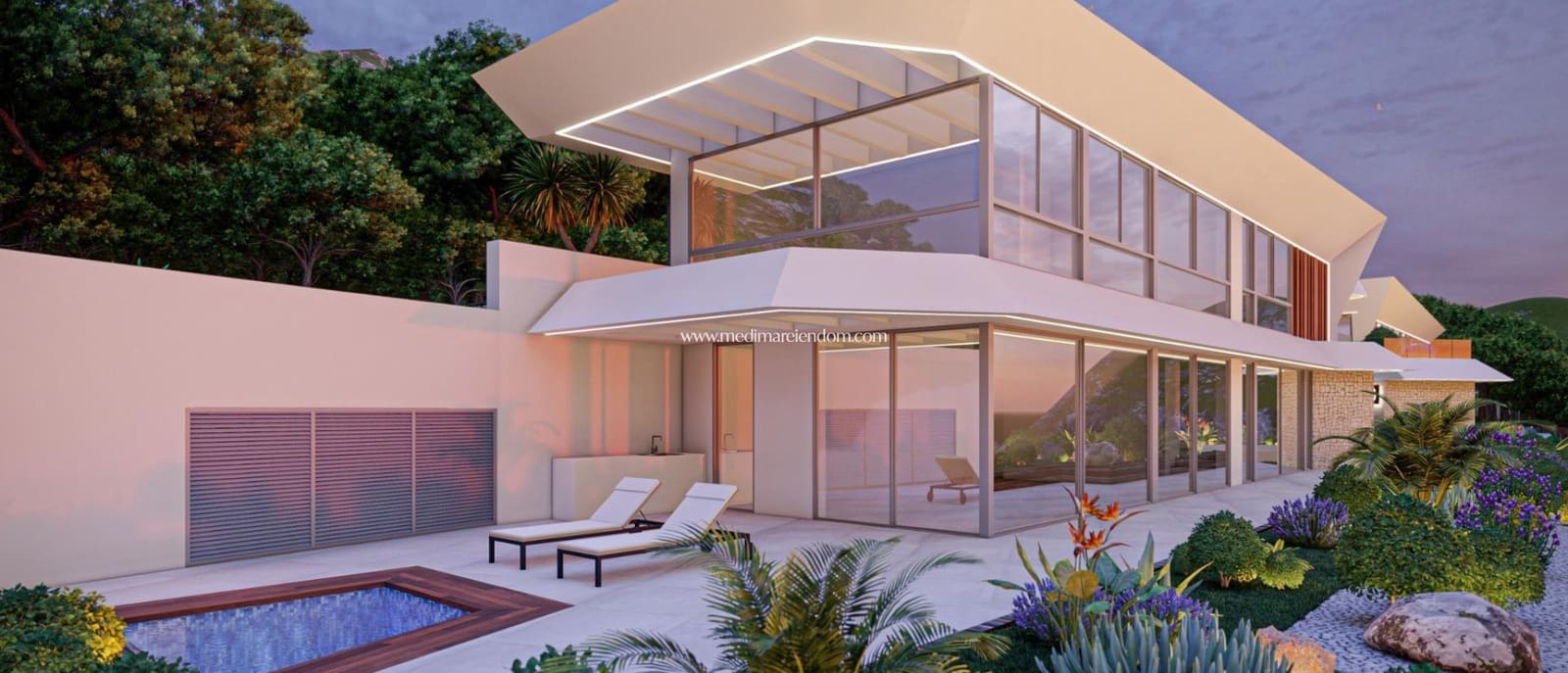 4 soveværelse Penthouse til salg i Calpe / Calp med swimmingpool - € 2.150.000 (Ref: 9438744)