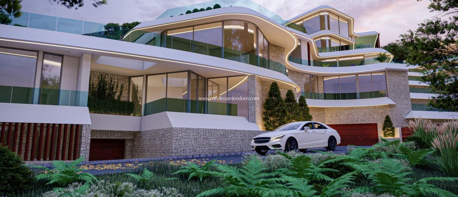 4 soveværelse Penthouse til salg i Calpe / Calp med swimmingpool - € 2.150.000 (Ref: 9438744)