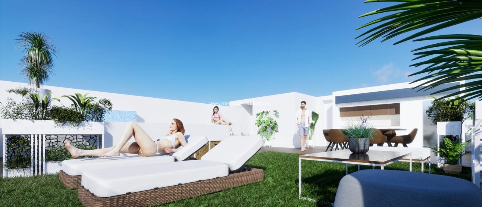 2 soveværelse Penthouse til salg i Benijofar med swimmingpool - € 421.000 (Ref: 9438755)