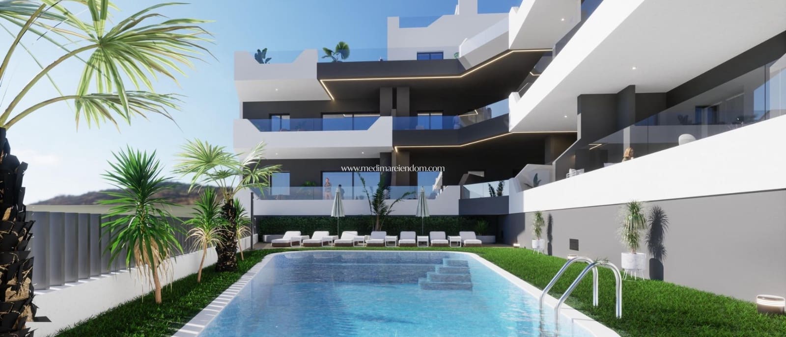 2 soveværelse Penthouse til salg i Benijofar med swimmingpool - € 421.000 (Ref: 9438755)