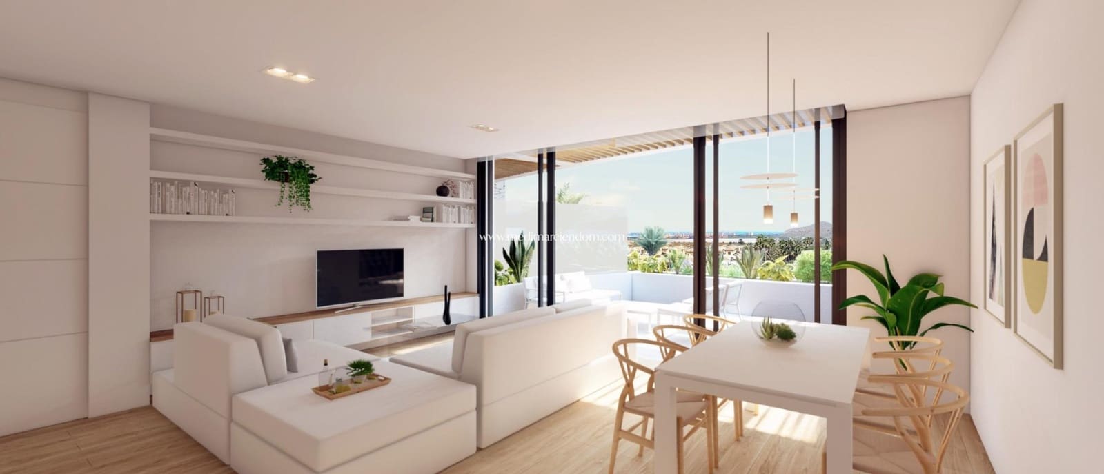 2 soveværelse Penthouse til salg i La Manga Club med swimmingpool - € 580.000 (Ref: 9547155)