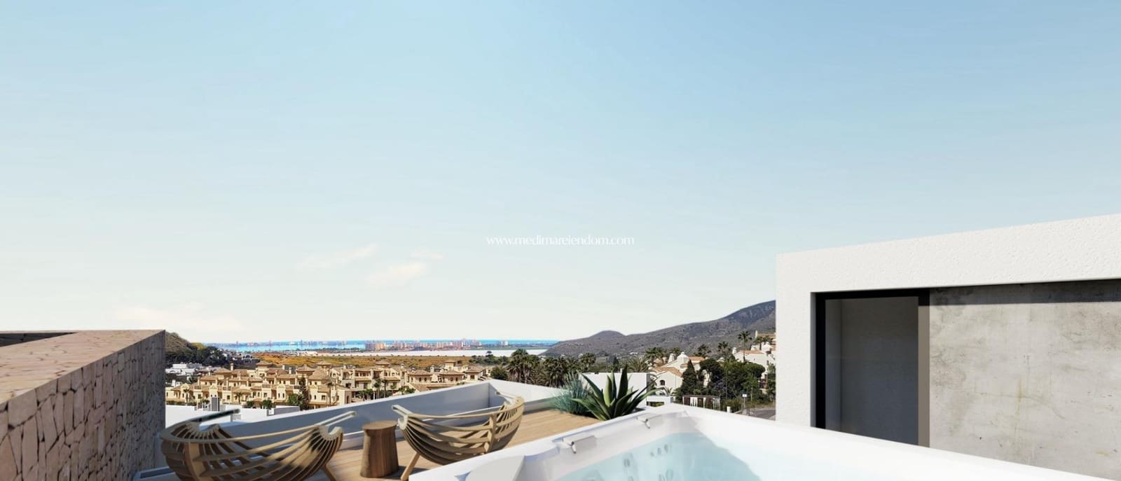 2 soveværelse Penthouse til salg i La Manga Club med swimmingpool - € 580.000 (Ref: 9547155)