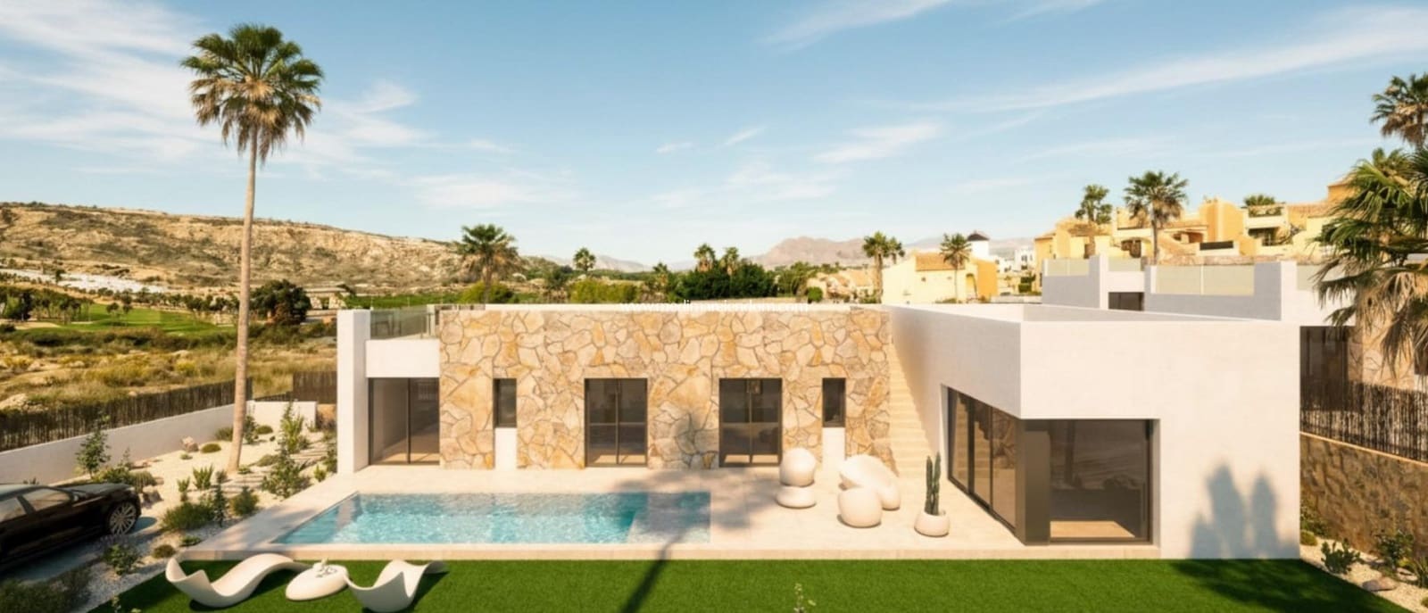 3 soveværelse Villa til salg i Algorfa med swimmingpool - € 579.000 (Ref: 9547156)