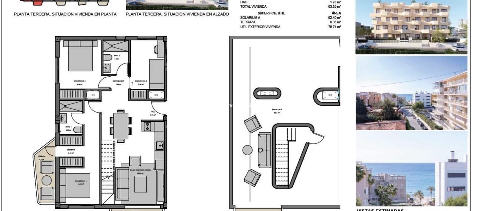 3 sovrum Takvåning till salu i El Campello med pool - 600 000 € (Ref: 9547160)