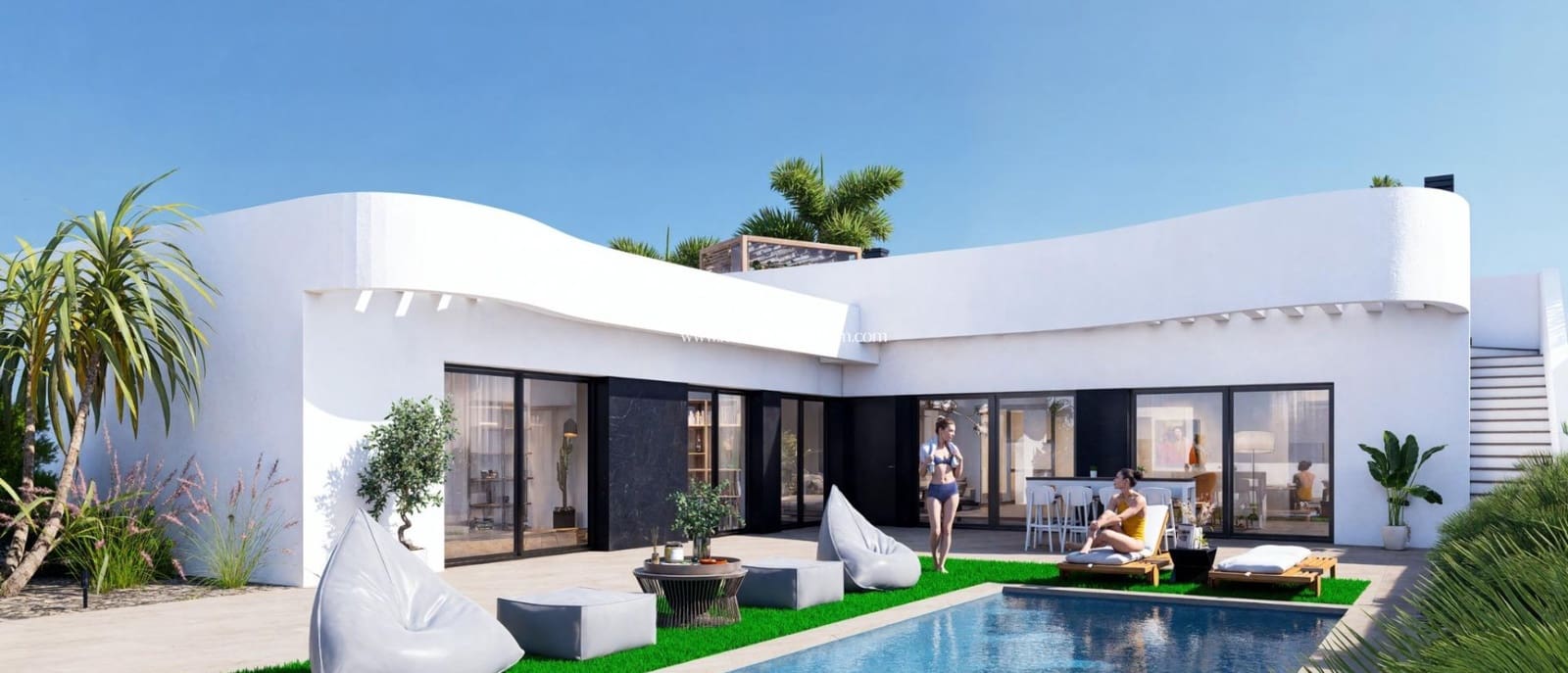 3 soveværelse Villa til salg i Algorfa med swimmingpool - € 400.000 (Ref: 9547288)