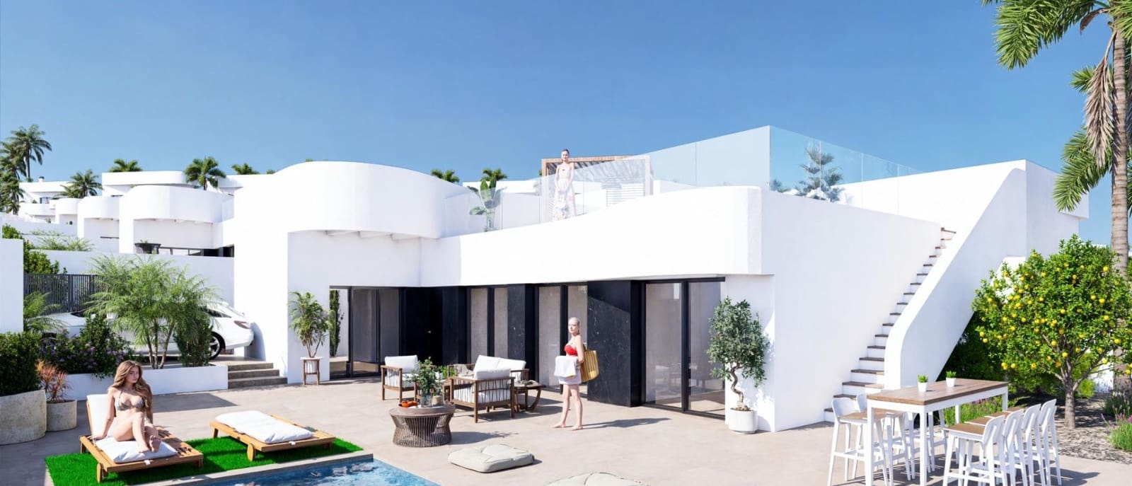 3 soveværelse Villa til salg i Algorfa med swimmingpool - € 400.000 (Ref: 9547288)