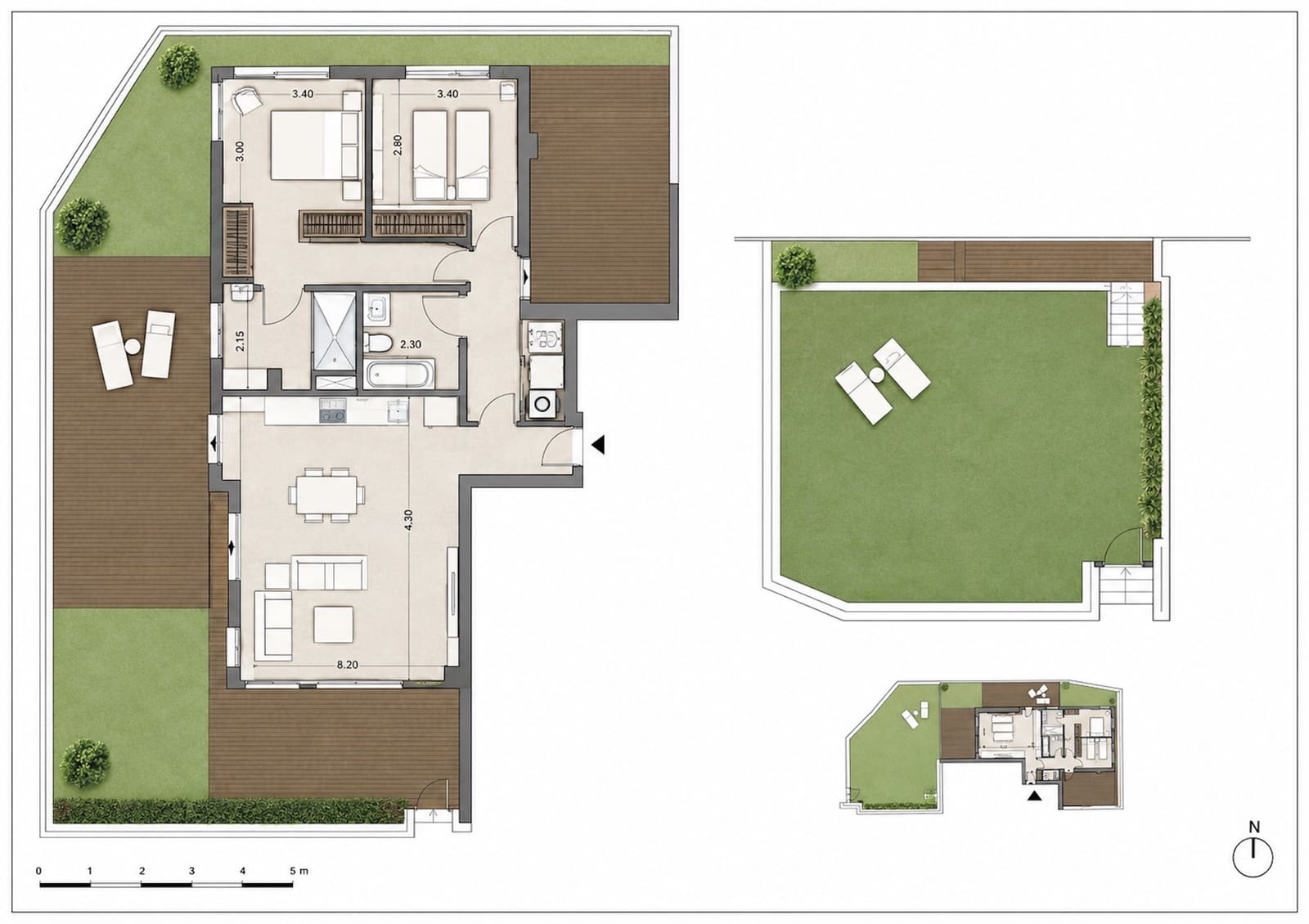 2 bedroom Apartment for sale in El Chaparral with pool garage - € 599,000 (Ref: 10050332)