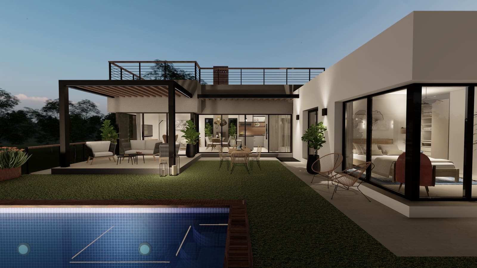 3 sovrum Villa till salu i Estepona med pool garage - 1 300 000 € (Ref: 10124477)