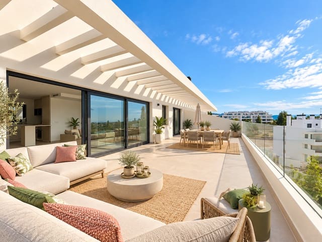 3 slaapkamer Penthouse te koop in El Chaparral, Mijas met zwembad garage - € 890.000 (Ref: 10147049)