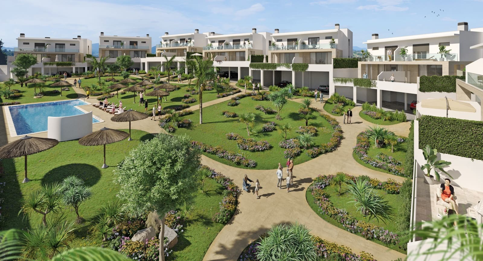 3 camera da letto Villetta Bifamiliare in vendita in La Cala de Mijas con piscina garage - 550.000 € (Rif: 8403717)