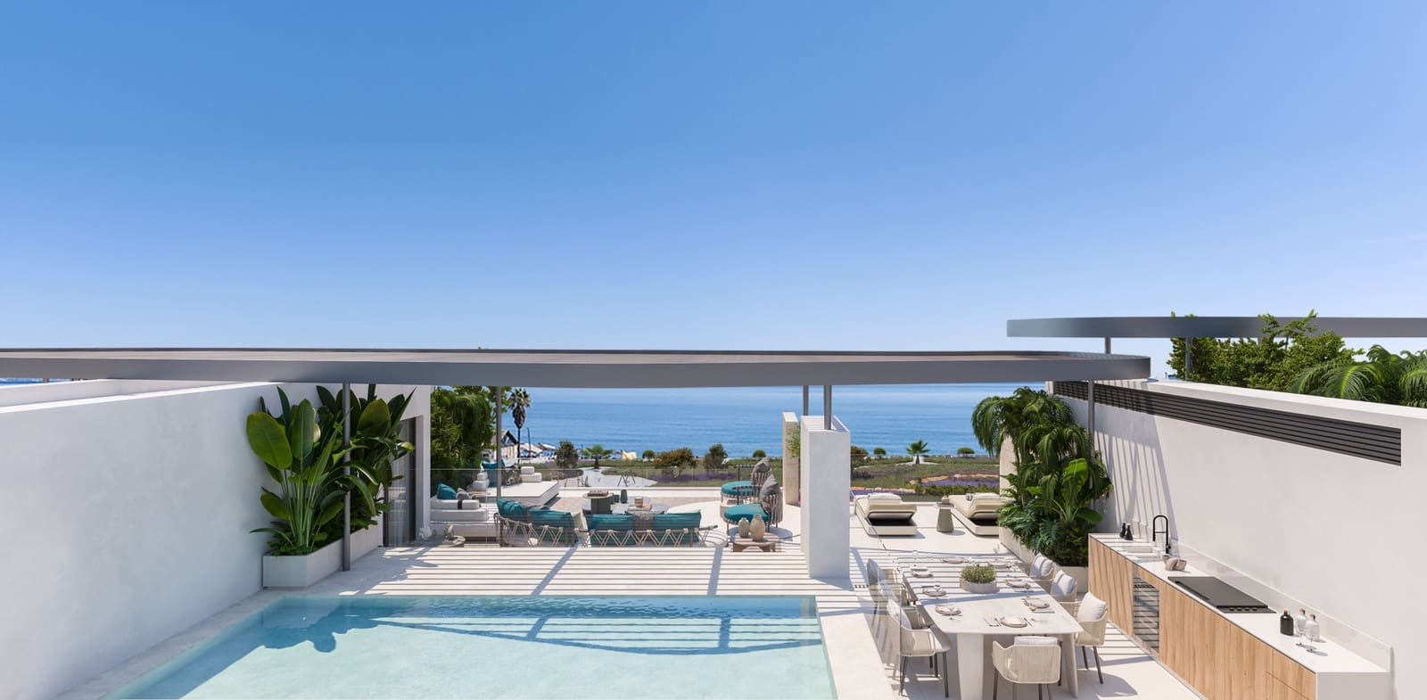 3 soveværelse Lejlighed til salg i Manilva med swimmingpool garage - € 1.275.000 (Ref: 9149634)